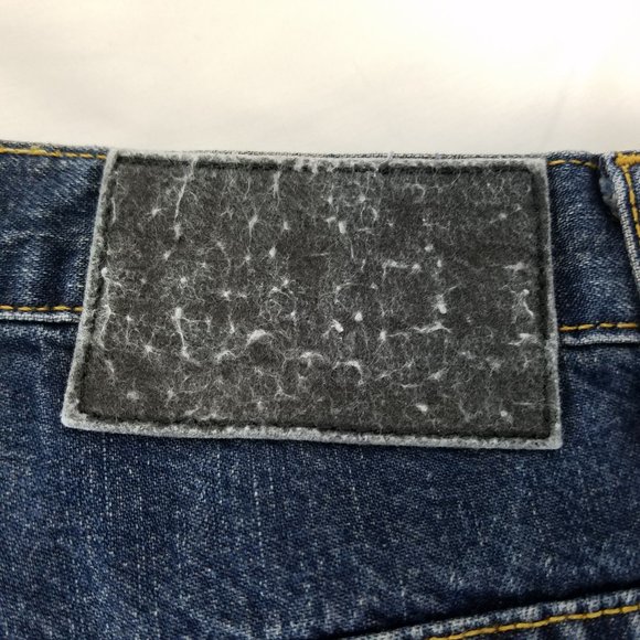 Express Jeans Juniors Size 9 Long High Rise Bootcut Dark Wash Blue Denim 30x32.5 - Picture 13 of 14